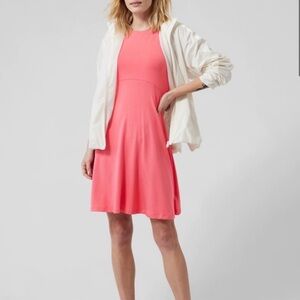 Athleta Santorini Thera Dress Peach XS NWT